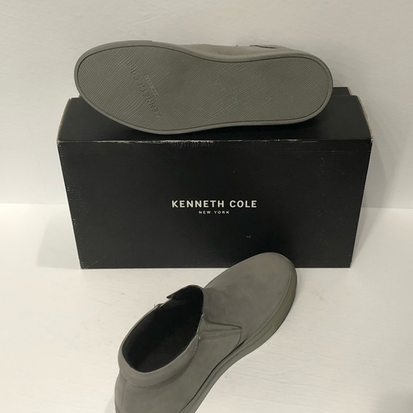 Kenneth Cole suede shoes casual sneaker gray - Picture 4 of 4